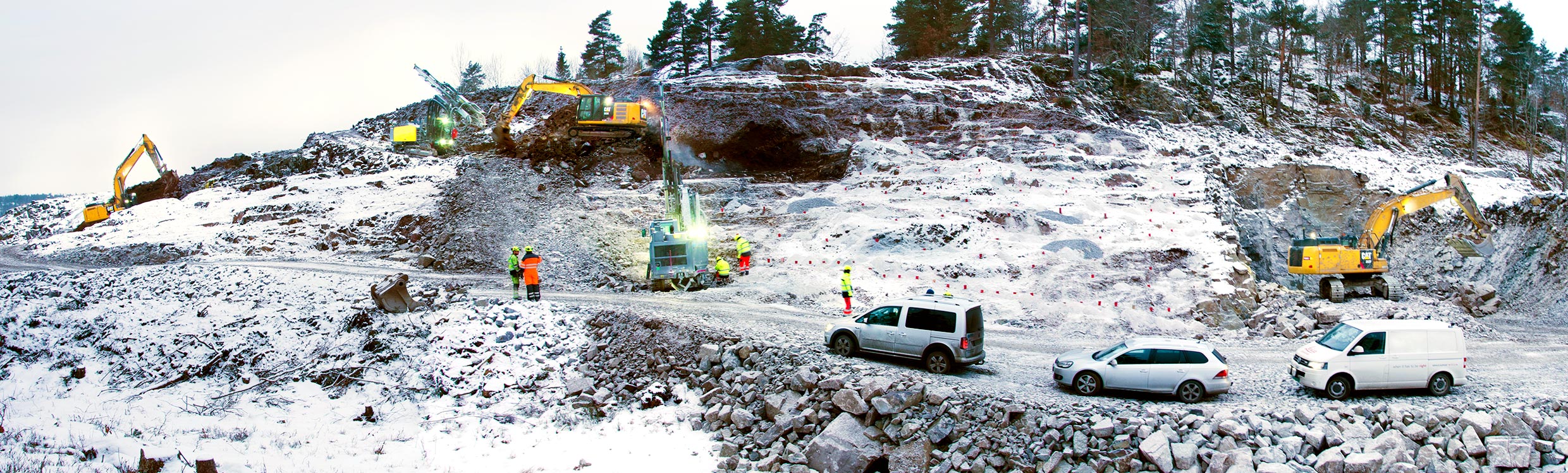 Building road in Norway